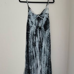 Tie dye loose bohemian dress